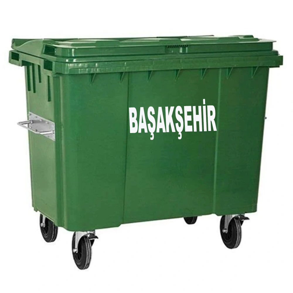 Başakşehir 1100 Litre Plastik Çöp Konteyneri