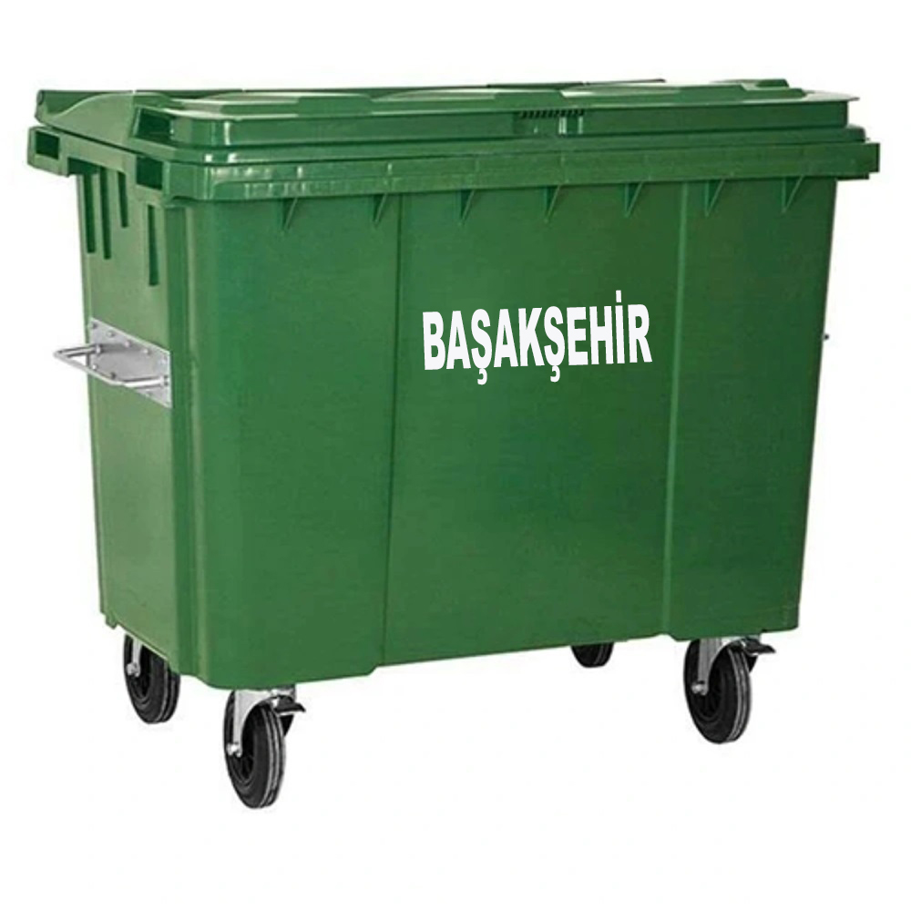 Başakşehir 660 Litre Plastik Çöp Konteyneri